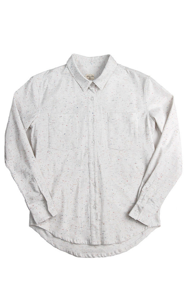 Bridge & Burn Lane White Speckle Shirt Bridge & Burn Lane White Speckle Shirt