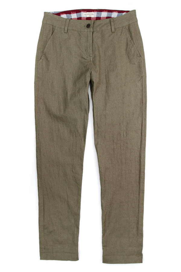 Bridge & Burn Market Trouser Olive Linen Bridge & Burn Market Trouser Olive Linen