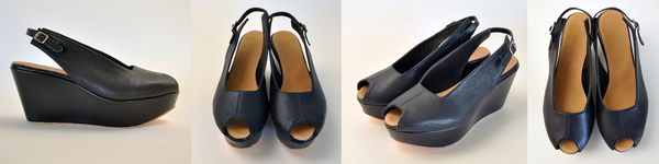 The Palatines Levo slingback wedge sandal The Palatines Levo slingback wedge sandal
