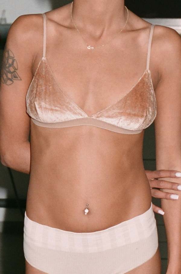 Baserange Mississipi Bra Velours Baserange Mississipi Bra Velours