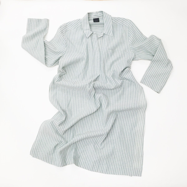 Sherie Muijs Shirt No. 11 - Stripe Linen Sherie Muijs Shirt No. 11 - Stripe Linen