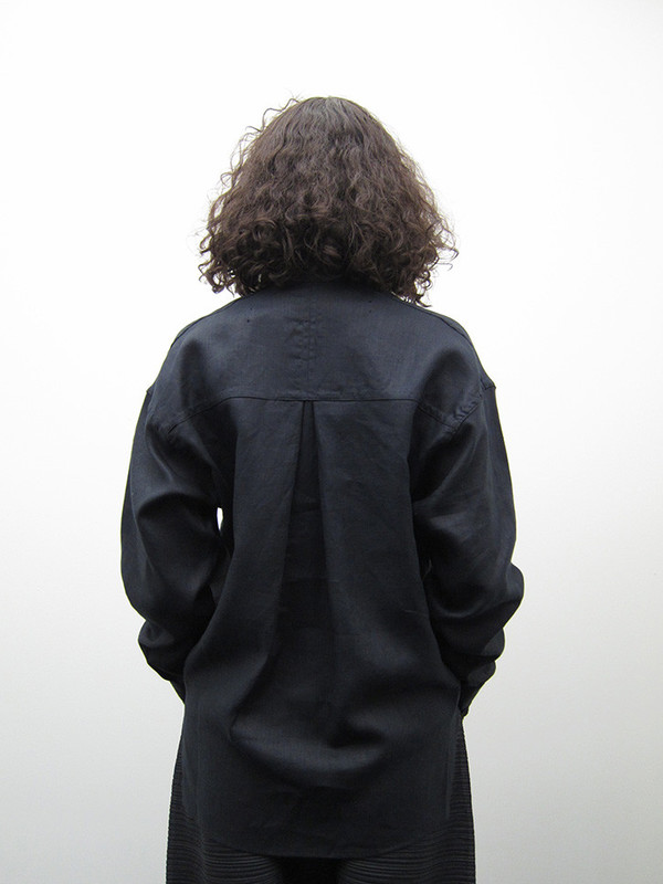 Unisex Eckhaus Latta Linen Button Down Unisex Eckhaus Latta Linen Button Down