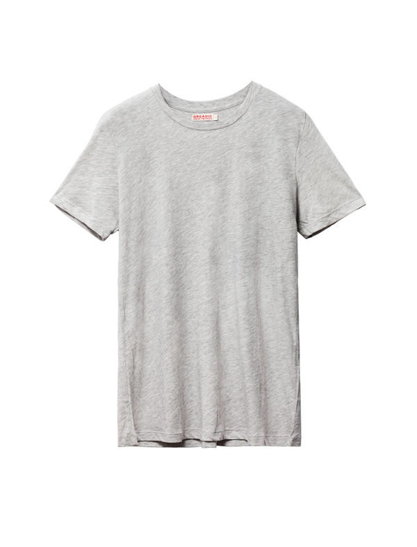 Organic by John Patrick Boy Tee Grey Melange Organic by John Patrick Boy Tee Grey Melange