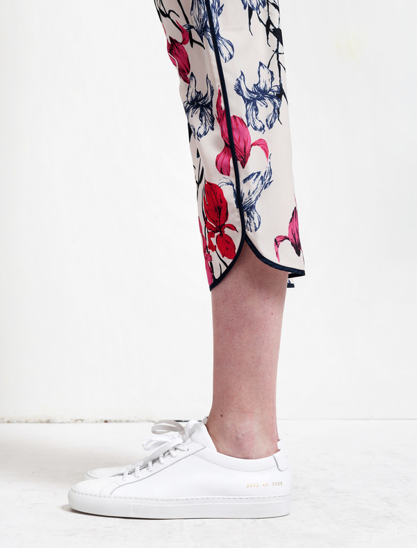Thakoon Floral Cropped Trousers Thakoon Floral Cropped Trousers