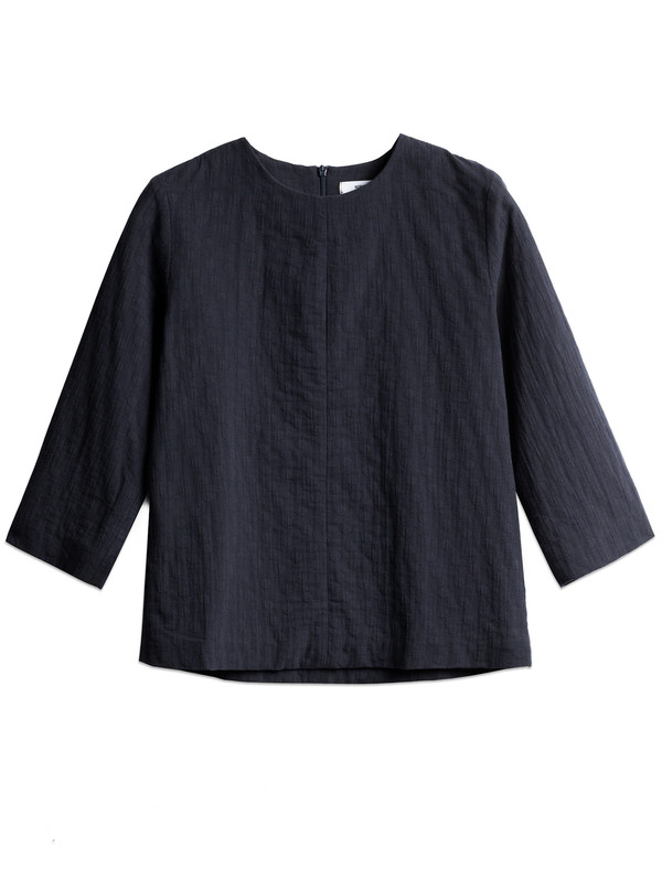 Norse Projects Janne Cotton Dot Shirt Navy Norse Projects Janne Cotton Dot Shirt Navy