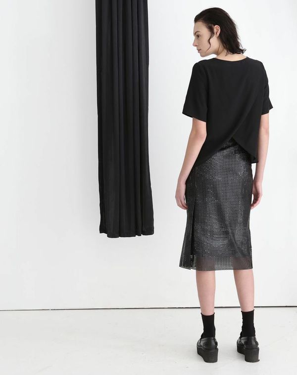 Silvae Beckley Grid Skirt Silvae Beckley Grid Skirt