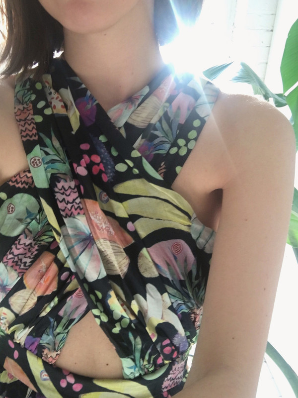 Rachel Antonoff Samantha Wrap Halter Dress Rachel Antonoff Samantha Wrap Halter Dress
