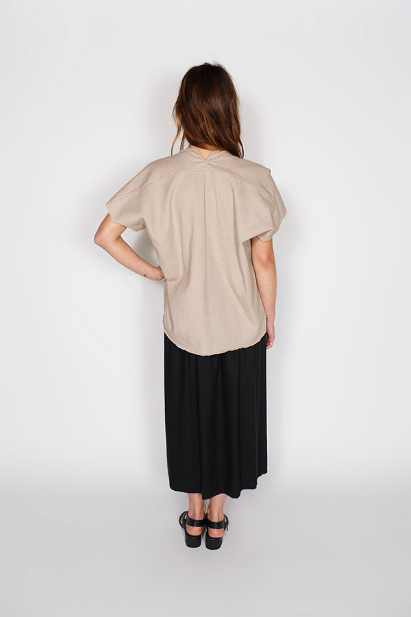 Miranda Bennett Dove Everyday Top Cropped Denim Miranda Bennett Dove Everyday Top Cropped Denim
