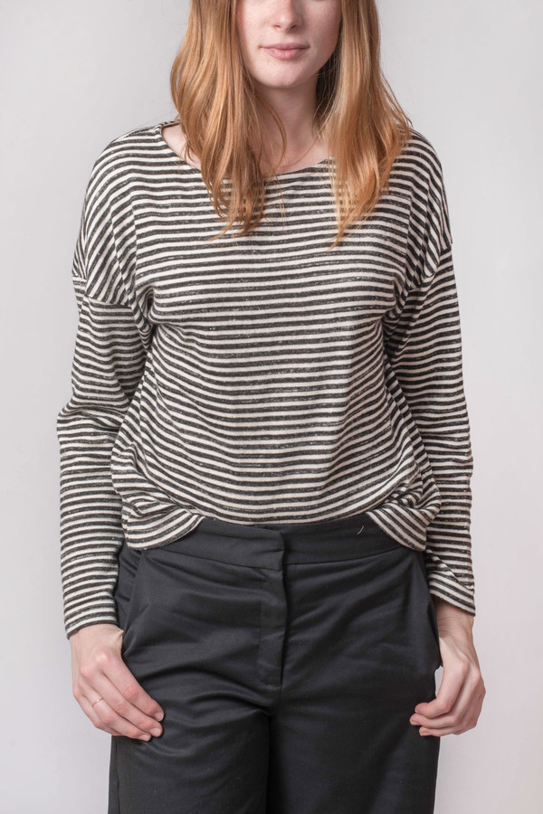 The Lady & the Sailor Boxy Pullover Longsleeve Shirt The Lady & the Sailor Boxy Pullover Longsleeve Shirt