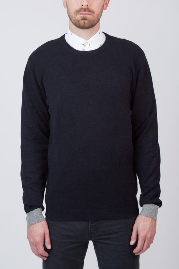 Men's Chinti and Parker Cashmere Contrast Cuff Sweater Men's Chinti and Parker Cashmere Contrast Cuff Sweater