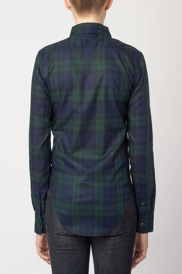 Raleigh Denim Classic Button Down Black Watch Plaid Raleigh Denim Classic Button Down Black Watch Plaid