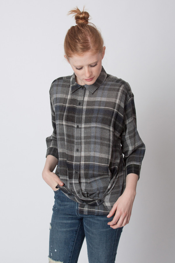 Steven Alan Cross Over Shirt Steven Alan Cross Over Shirt