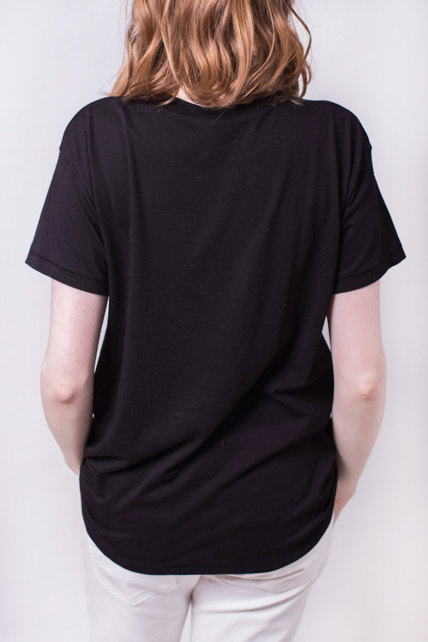 Calder Jaq Knit Pocket Tee Black Calder Jaq Knit Pocket Tee Black