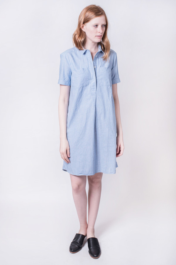 YMC Lightweight Oxford Shirt Dress YMC Lightweight Oxford Shirt Dress