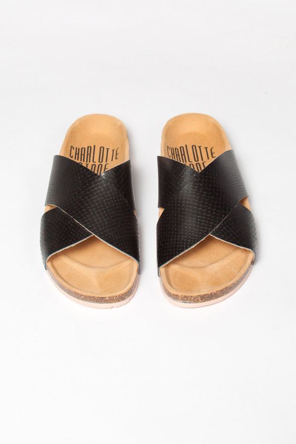 Charlotte Stone Luke Sandal Black Charlotte Stone Luke Sandal Black