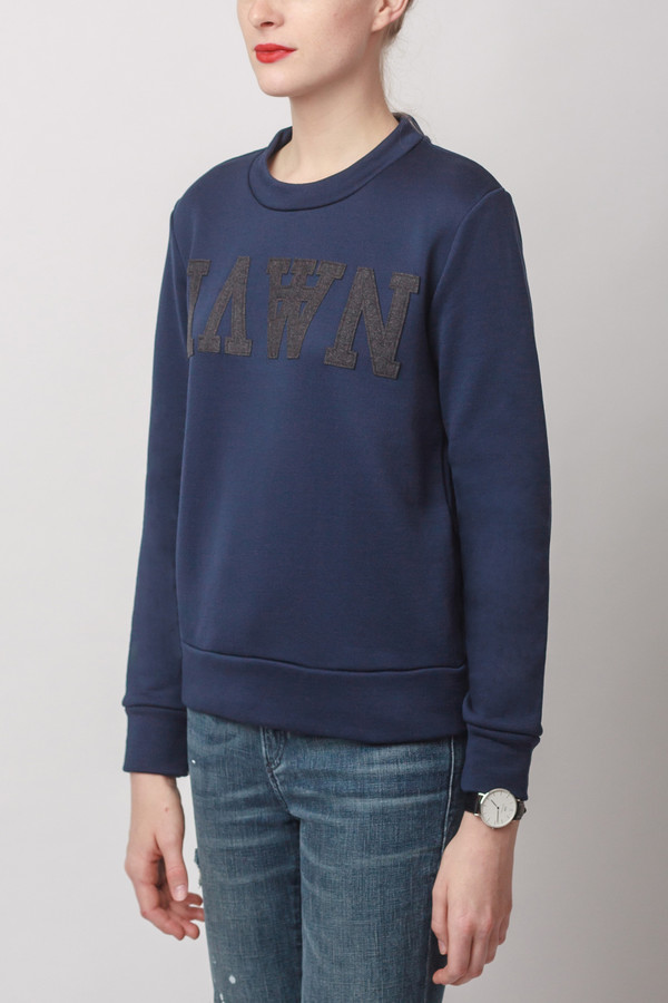 Wood Wood Maya Sweatshirt Navy Wood Wood Maya Sweatshirt Navy