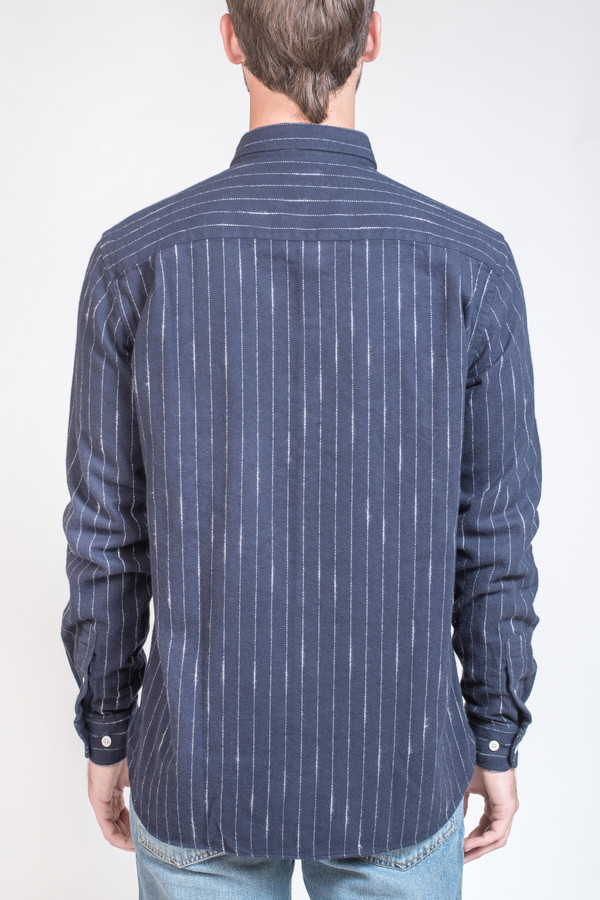 Men's YMC Pinstripe Button Down Shirt Men's YMC Pinstripe Button Down Shirt