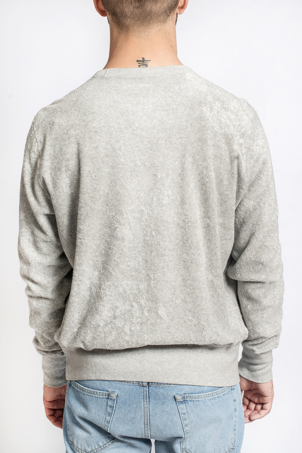 Men's Our Legacy Reversible Sweat Grey Melange Terry Men's Our Legacy Reversible Sweat Grey Melange Terry