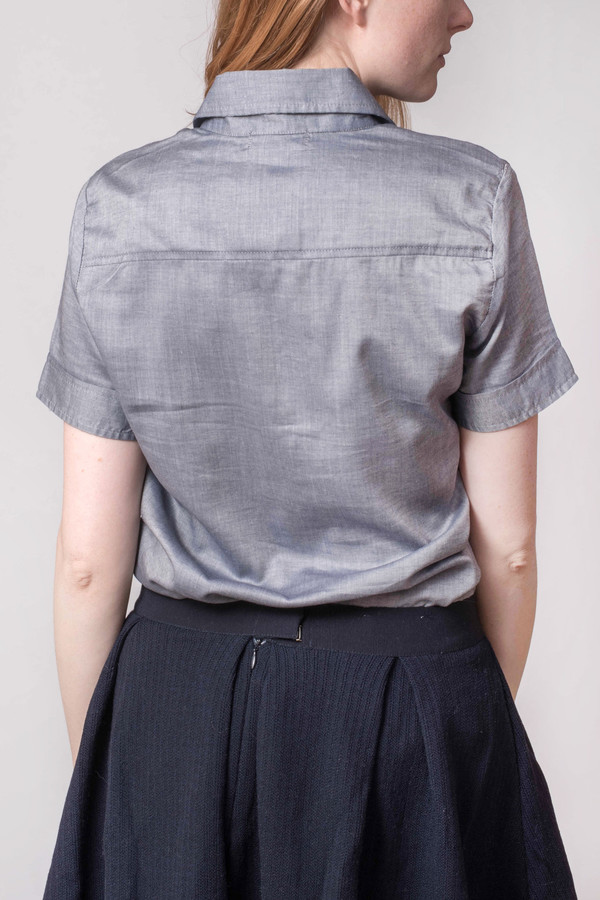 The Lady & the Sailor Short Sleeve Collared Henley The Lady & the Sailor Short Sleeve Collared Henley