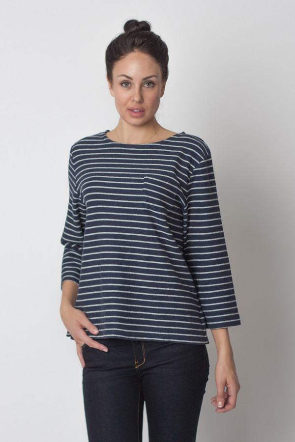 YMC Stripe Pocket Crew YMC Stripe Pocket Crew