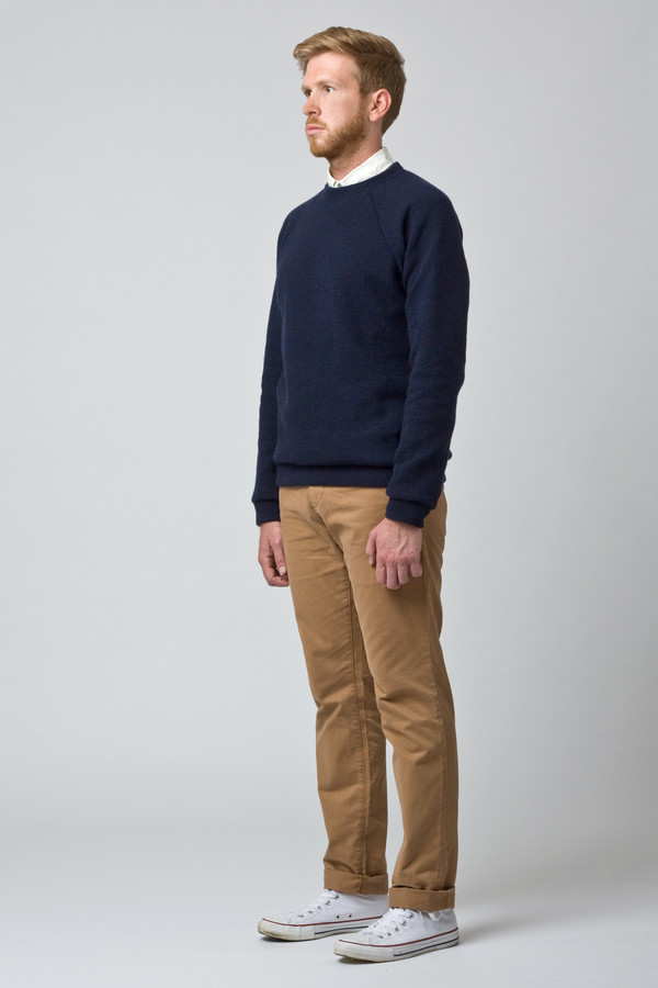Men's Raleigh Denim Wool Sweatshirt Navy Men's Raleigh Denim Wool Sweatshirt Navy