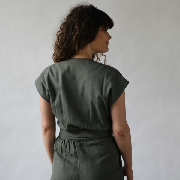 Curator Maren Pantsuit Dusty Green Curator Maren Pantsuit Dusty Green
