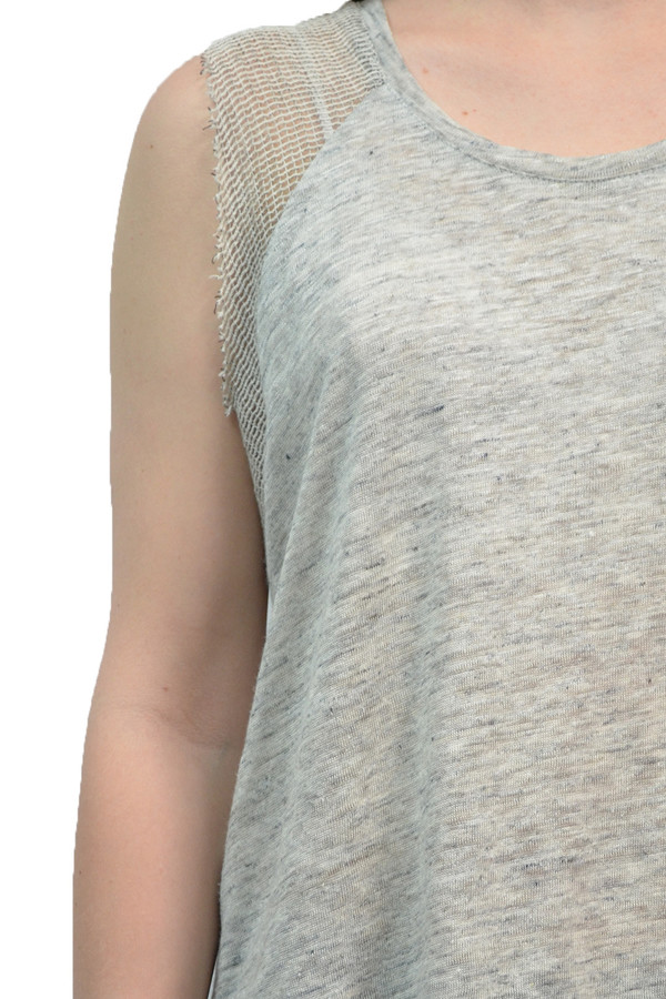 Generation Love Jude Raglan Mesh Sleeve I Grey Generation Love Jude Raglan Mesh Sleeve I Grey