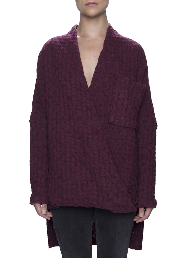 Vincetta Wrap Front Sweater Vincetta Wrap Front Sweater