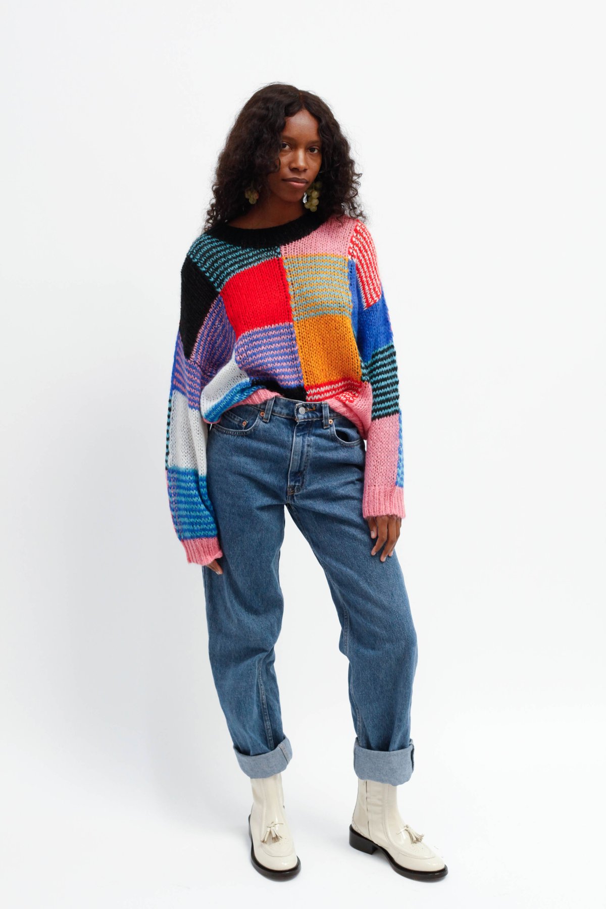 Stine Goya Sana Sweater - Gingham 