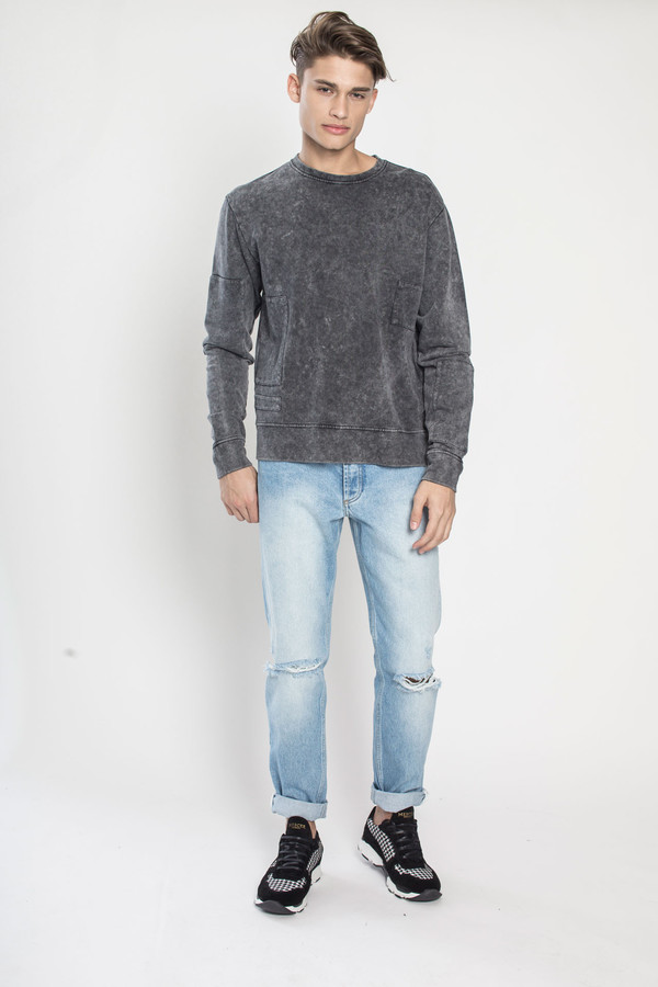 Men's SOULLAND Erik Jeans in Vintage Blue Men's SOULLAND Erik Jeans in Vintage Blue