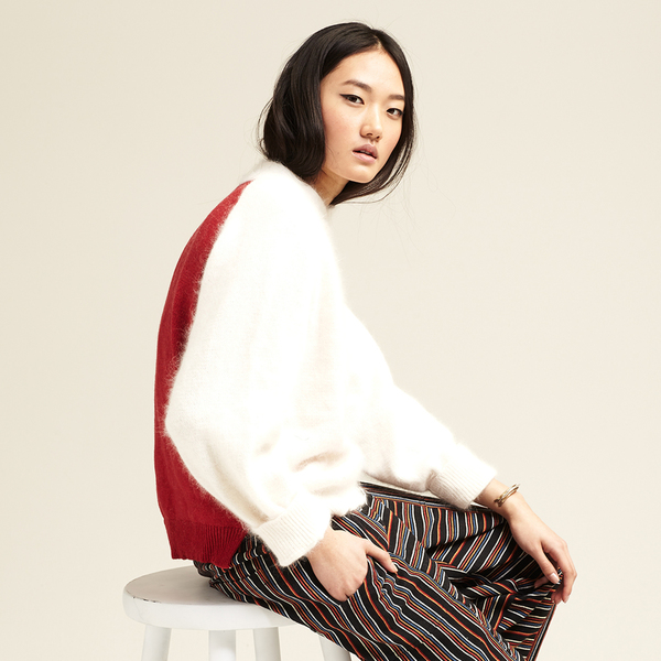 Nikki Chasin Ellis Two Tone Pullover Nikki Chasin Ellis Two Tone Pullover