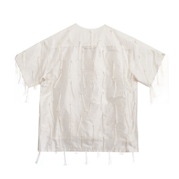 Nikki Chasin Celeste Tassel Top - Ivory Nikki Chasin Celeste Tassel Top - Ivory