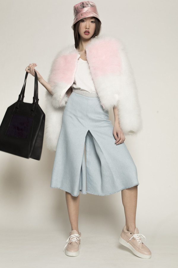 Pamplemousse Josette Culottes in Light Blue Pamplemousse Josette Culottes in Light Blue