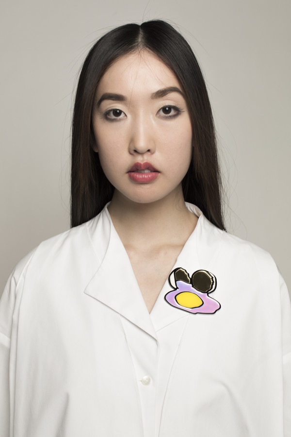 I STILL LOVE YOU NYC Magical Egg Brooch in Gold/Yellow I STILL LOVE YOU NYC Magical Egg Brooch in Gold/Yellow