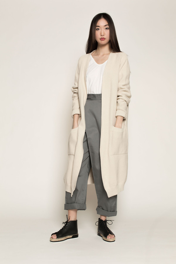 Kowtow Once Upon A Time Cardigan in Natural Kowtow Once Upon A Time Cardigan in Natural