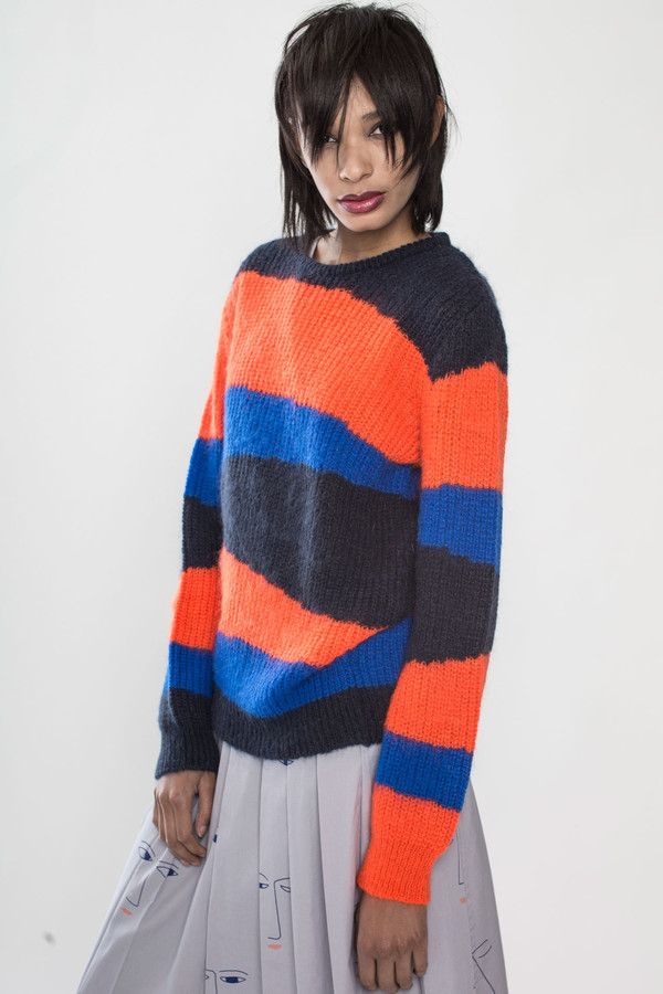 Unisex Tigersushi Furs Rabah in Orange/Black/Navy Unisex Tigersushi Furs Rabah in Orange/Black/Navy