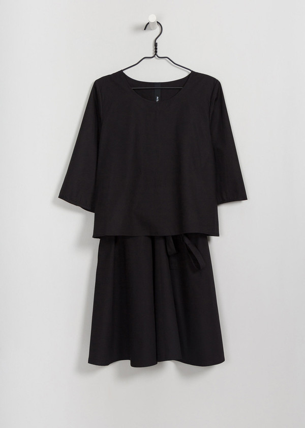 Kowtow Stack Dress in Black Kowtow Stack Dress in Black