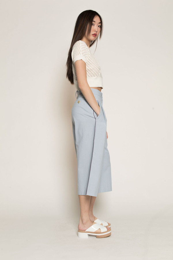 Kurt Lyle Sue Ellen Culottes in Blue Kurt Lyle Sue Ellen Culottes in Blue