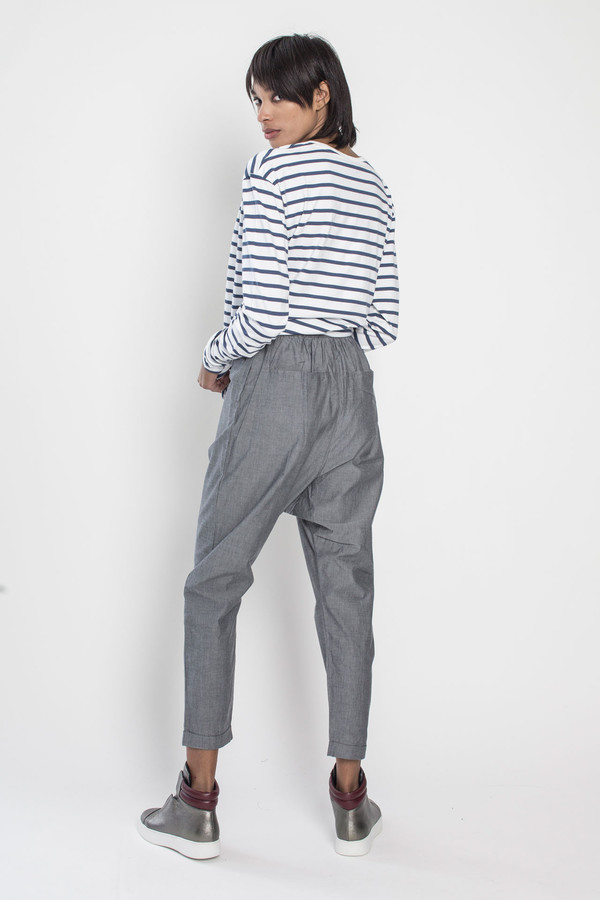 Kowtow Trestle Pant in Navy Chambray Kowtow Trestle Pant in Navy Chambray