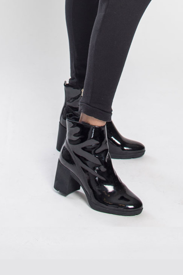 ATELJE71 Violet Black Soft Patent Boot ATELJE71 Violet Black Soft Patent Boot