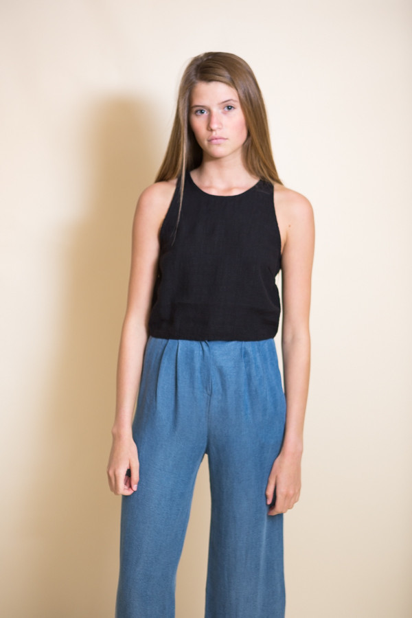 First Rite Banded Tank / Black First Rite Banded Tank / Black
