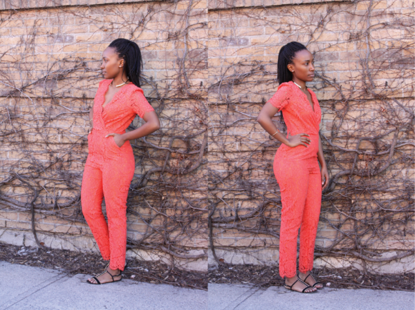 Darling Roisin Lace Jumpsuit Sunset Darling Roisin Lace Jumpsuit Sunset