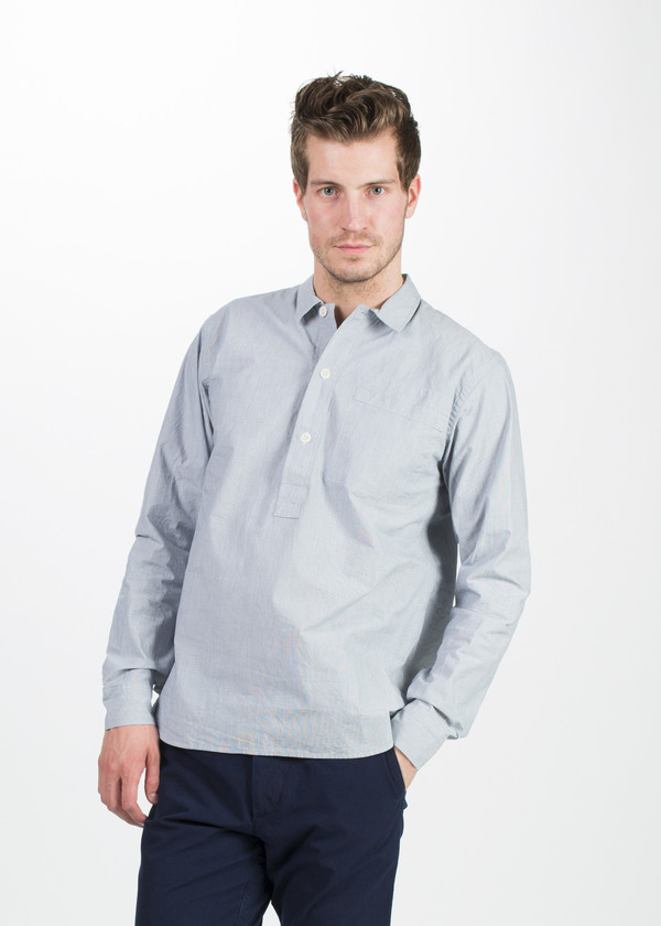 Men's MHL by Margaret Howell Pull On Overshirt Men's MHL by Margaret Howell Pull On Overshirt
