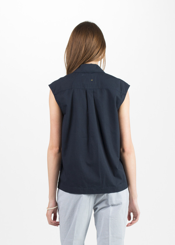 MHL by Margaret Howell Sleeveless Work Shirt MHL by Margaret Howell Sleeveless Work Shirt