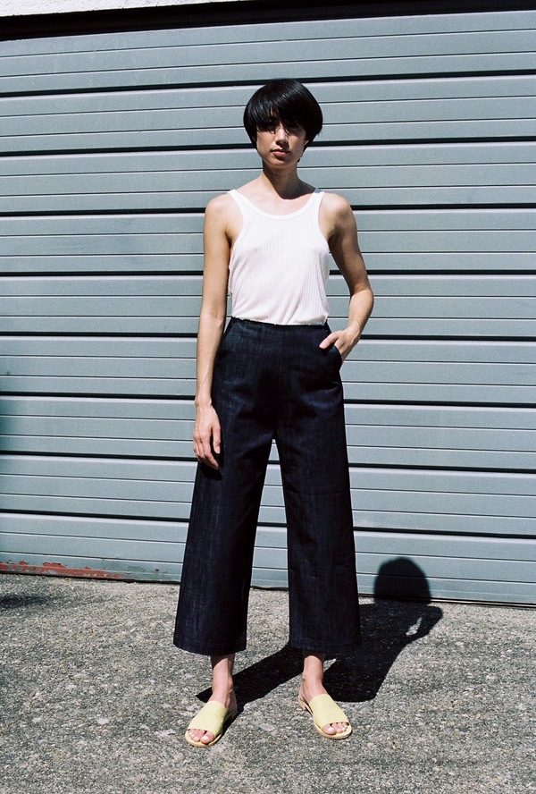 Markoo Denim Wide Leg Trouser - indigo Markoo Denim Wide Leg Trouser - indigo