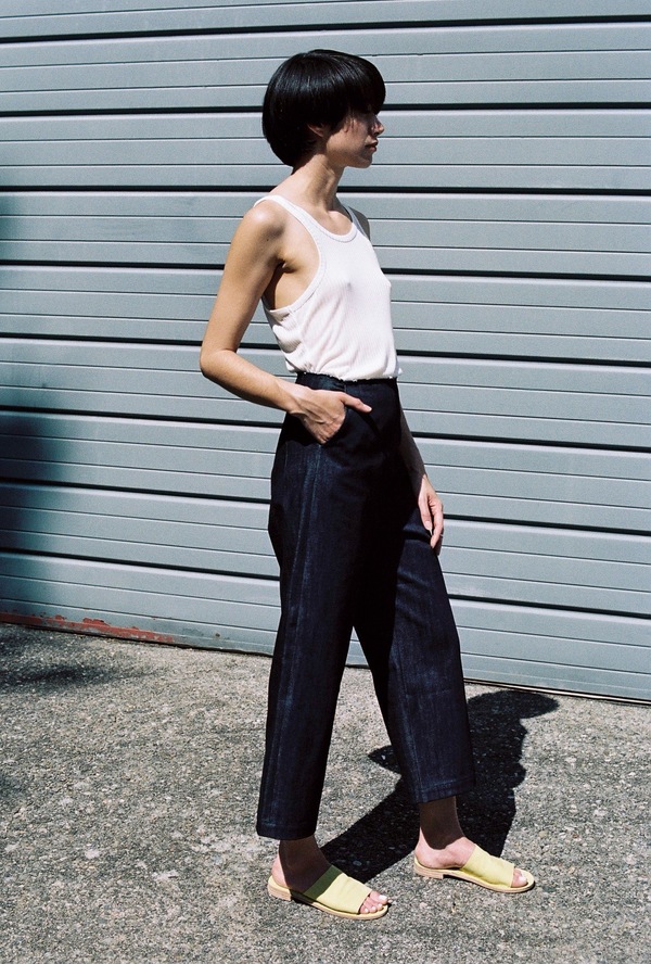Markoo Denim Wide Leg Trouser - indigo Markoo Denim Wide Leg Trouser - indigo