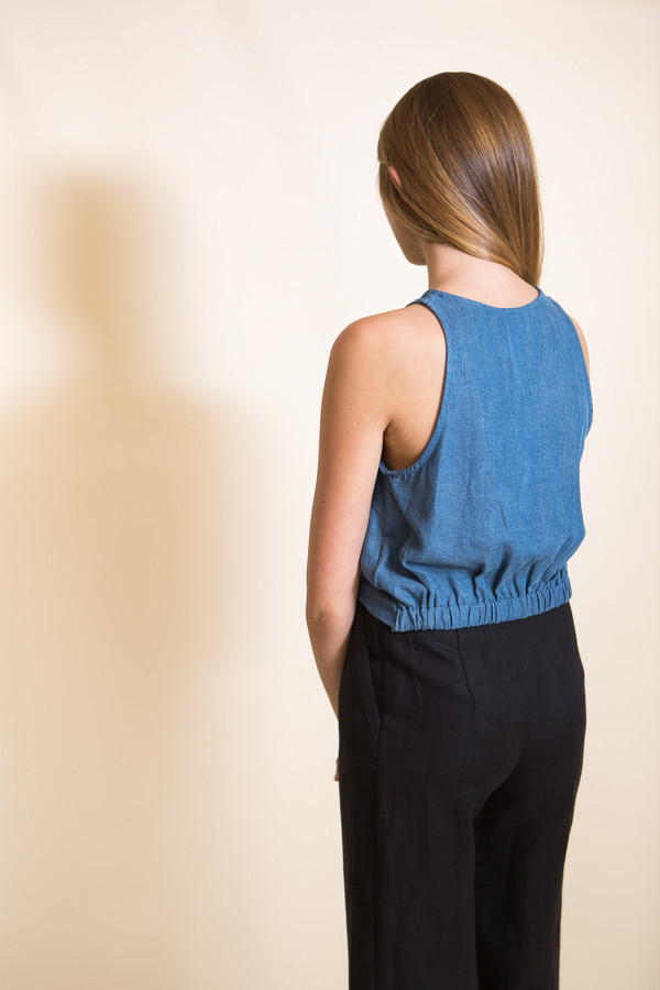 First Rite Banded Tank / Denim First Rite Banded Tank / Denim