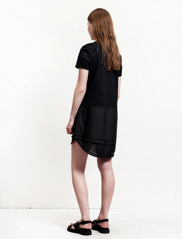 Thakoon Womens Jersey T-Shirt Dress - Black Thakoon Womens Jersey T-Shirt Dress - Black