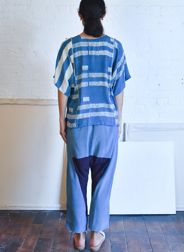 Seek Collective Jynne Top, sky print mix Seek Collective Jynne Top, sky print mix