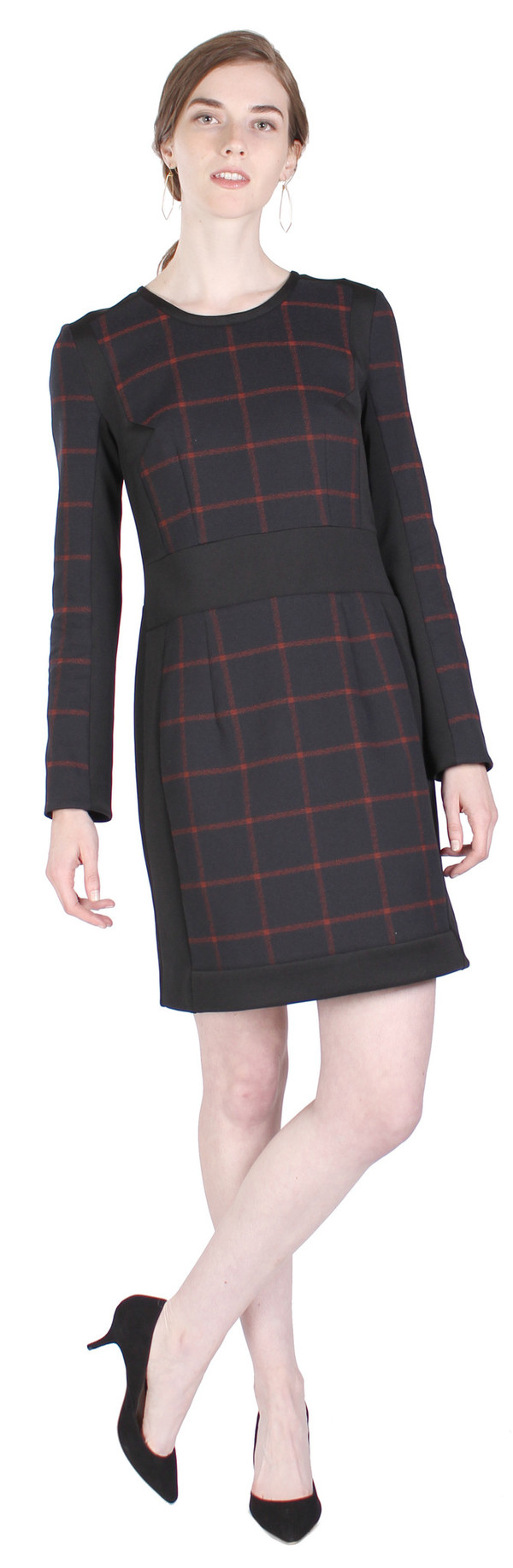 Sonia by Sonia Rykiel Check Stretch Dress Sonia by Sonia Rykiel Check Stretch Dress